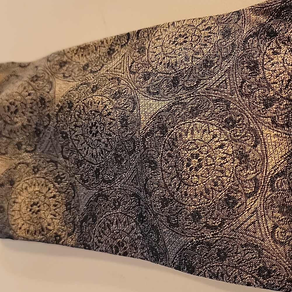 Men's Tie Basic Elements Gold And Black - image 2